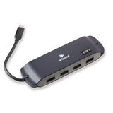 Arizone® USB HUB BS8H (8 IN 1) 1*USB-C PD/1*HDMI/1*RJ45/1*USB 3.0/2*USB 2.0/1*SD/TF