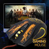 ARIZONE 6-key Usb Wired Gaming Mouse 2400DPI, Backlit USB 6 button Gaming Mouse for PC, Desktop, Gaming Console