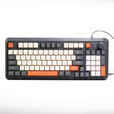 ARIZONE Gaming RGB Keyboard, Mechanical Keyboard with USB Port Luminous 94 Keys for PC Tablet Desktop
