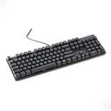 ARIZONE MK 30 Wired Mechanical Keyboard, USB Plug and Play, Full Size, Spill Resistant, English and Arabic Layout, Black
